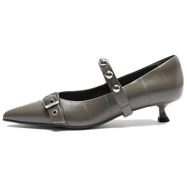 Туфли Мэри Джейн женские LE SAUNDA, Lunar Rock Gray Gyr