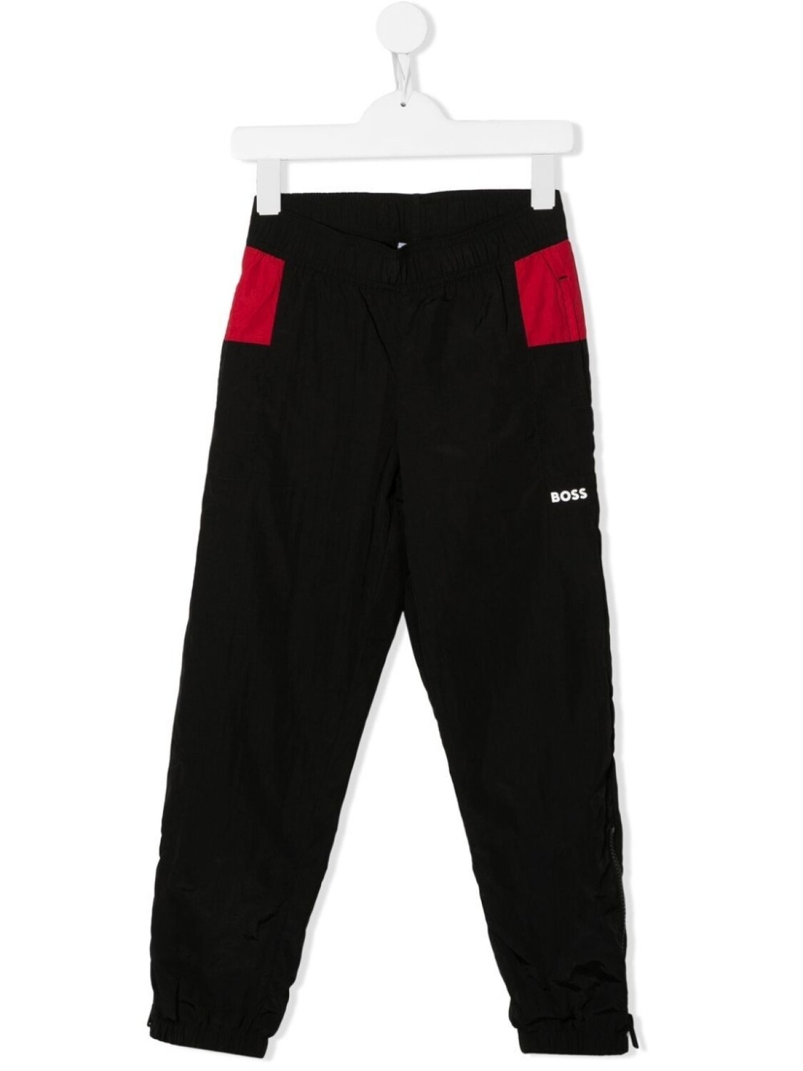 

Брюки карго в стиле колор-блок BOSS Kidswear, черный
