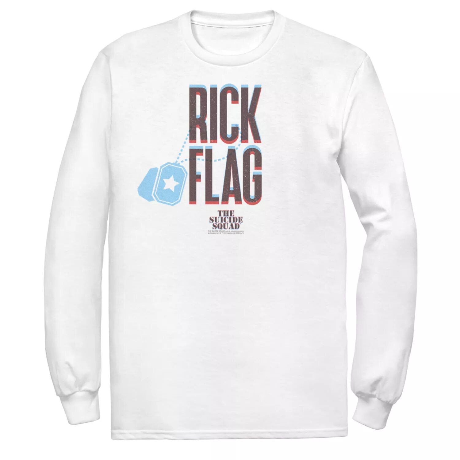 

Мужская красно-синяя футболка The Suicide Squad Rick Flag Licensed Character, Красный, Мужская красно-синяя футболка The Suicide Squad Rick Flag Licensed Character