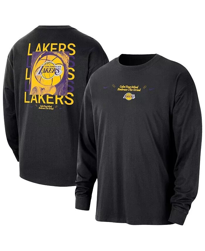 

Мужская черная футболка Los Angeles Lakers Courtside Oversize с длинным рукавом Nike