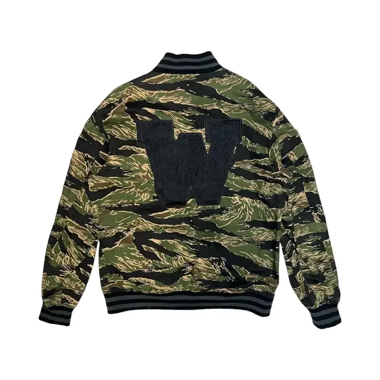 Куртка Supreme NCAA Varsity Jacket в камуфляжной расцветке — фото 2