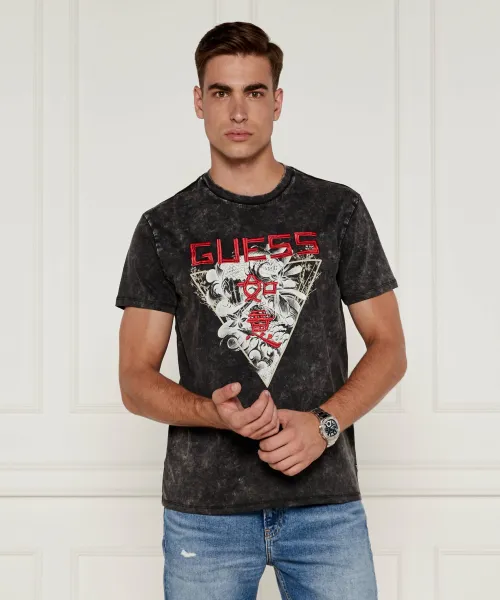 

Японская футболка Regular fit Guess Jeans, серый