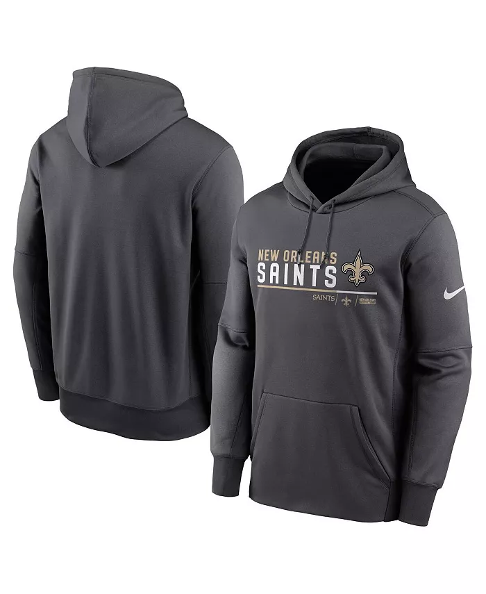 

Мужской антрацитовый худи New Orleans Saints Prime Logo Name Split с раздельным логотипом и названием Nike