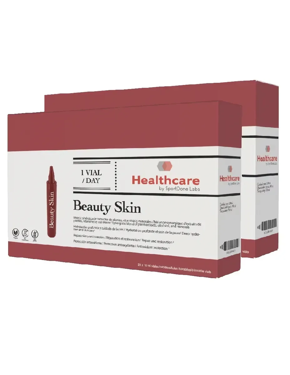 Набор Sportdone Healthcare — Beauty-Skin антивозрастные 20 питьевых ампул, набор из 2 упаковок , 20 мл