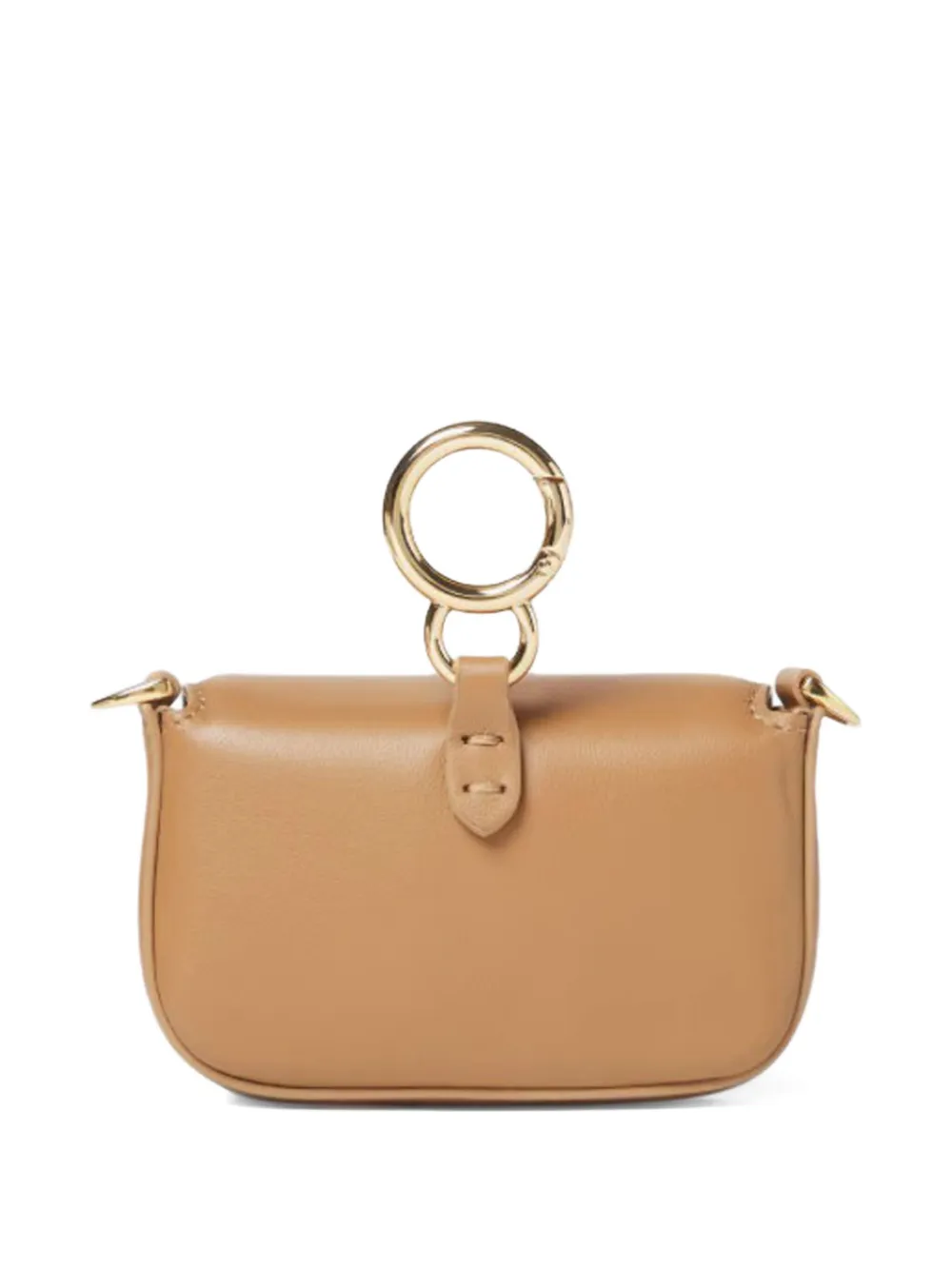 Сумка-подвеска Nano Baguette Charm FENDI, коричневый — фото 2