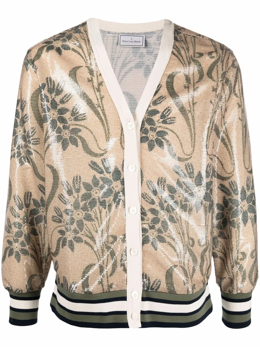 

Кардиган kurt с пайетками Pierre-Louis Mascia, нейтральный