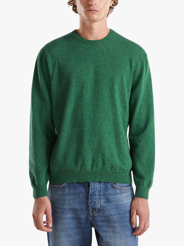 

Шерстяной джемпер с круглым вырезом Benetton