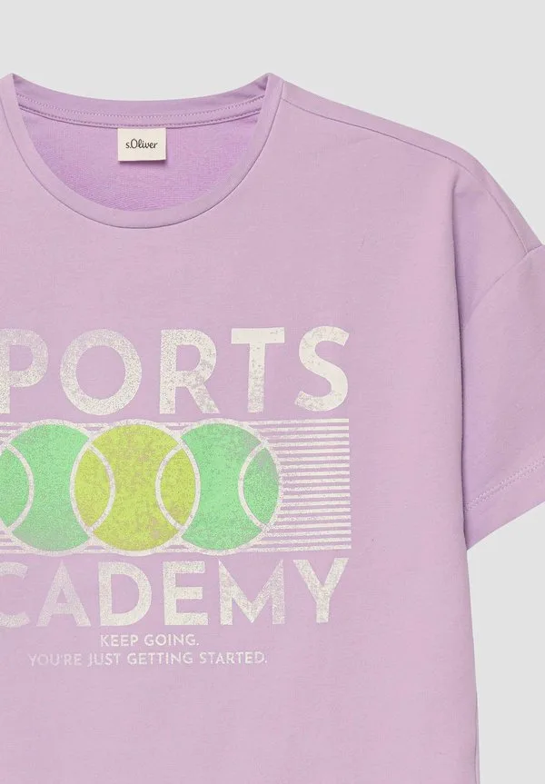 Футболка с принтом S.Oliver, Lila — фото 3