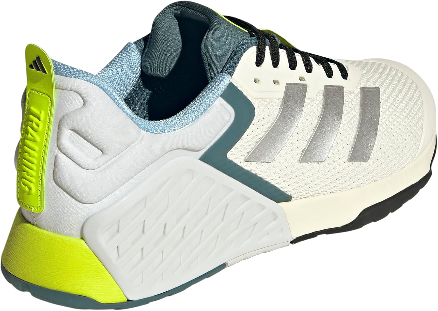 Кроссовки Adidas Unisex-Adult Dropset 3, белый/бирюзовый — фото 3