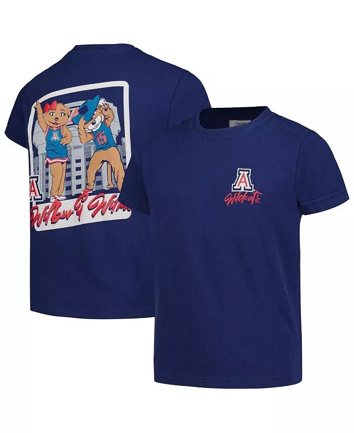 

Футболка Big Boys and Girls Navy Arizona Wildcats Hyperlocal Comfort Colors Image One
