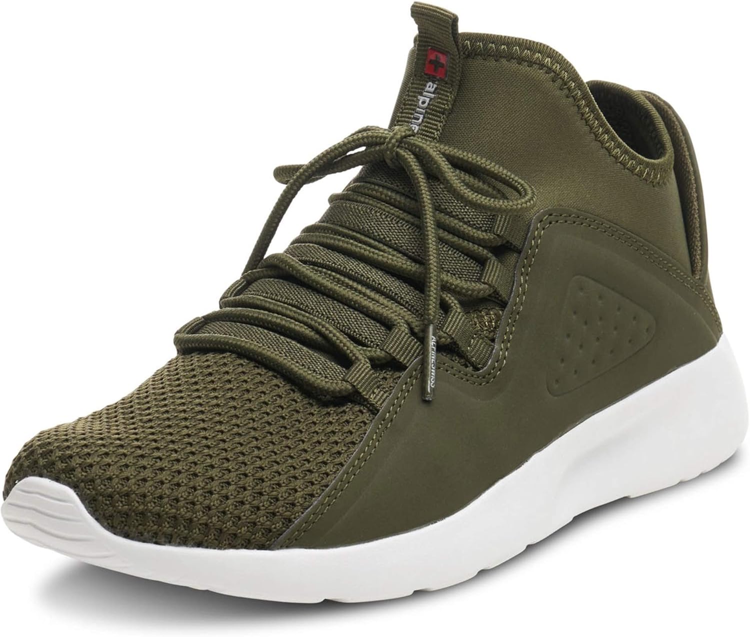 

Мужские модные кроссовки Alpine Swiss, легкие вязаные теннисные кроссовки, Olive