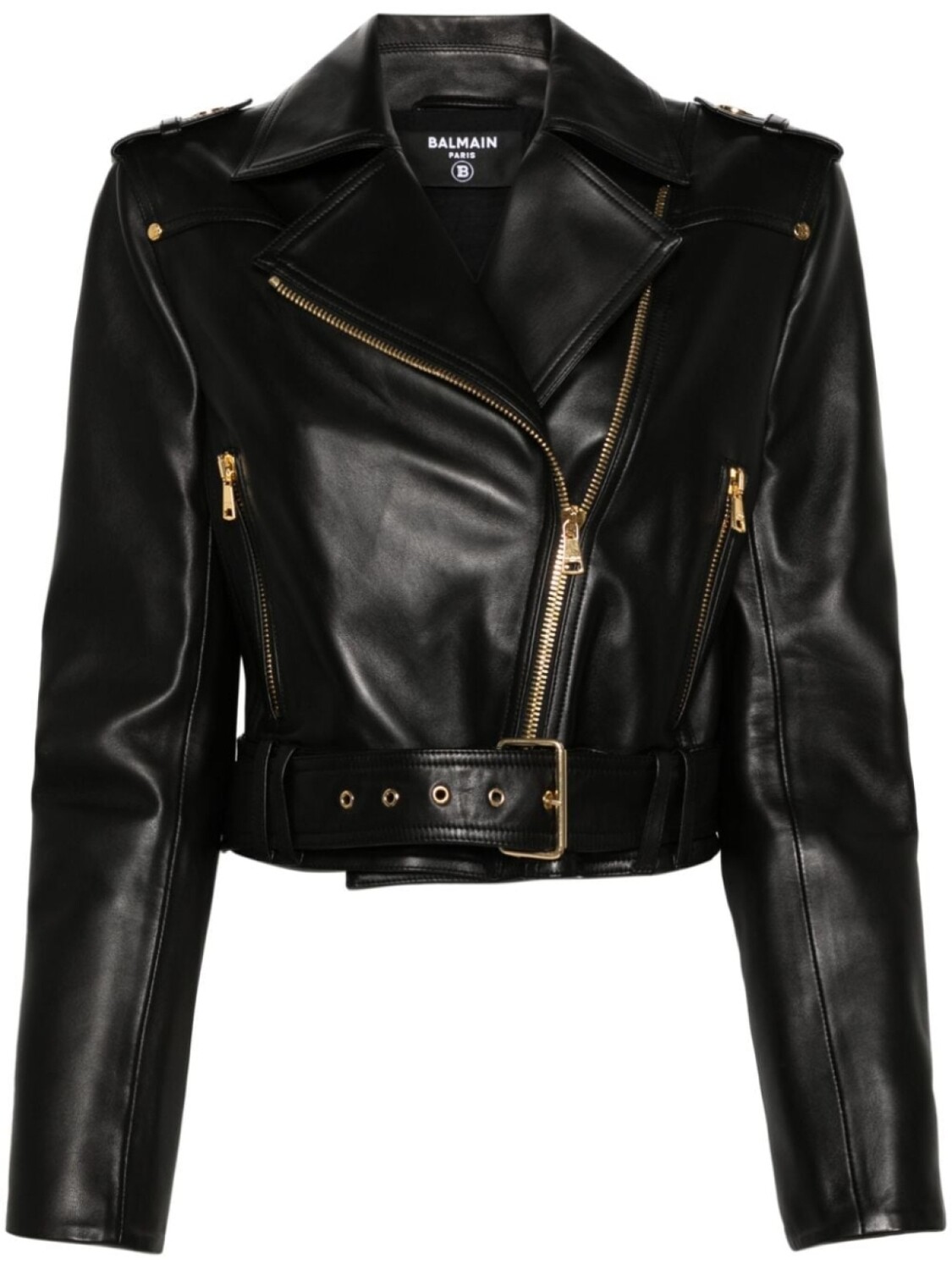 

Balmain куртка с заостренными лацканами, черный