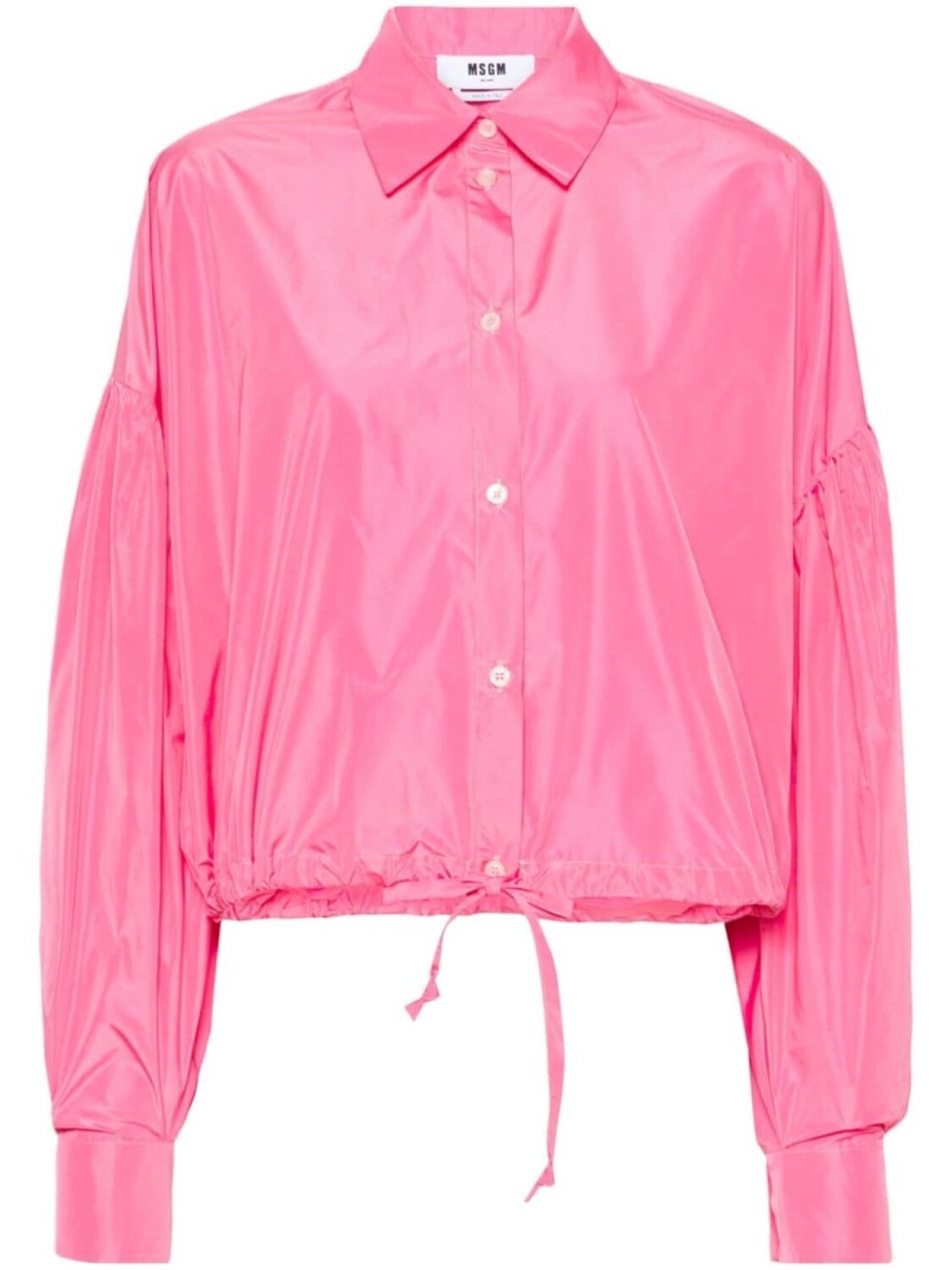 

MSGM рубашка с кулиской, розовый