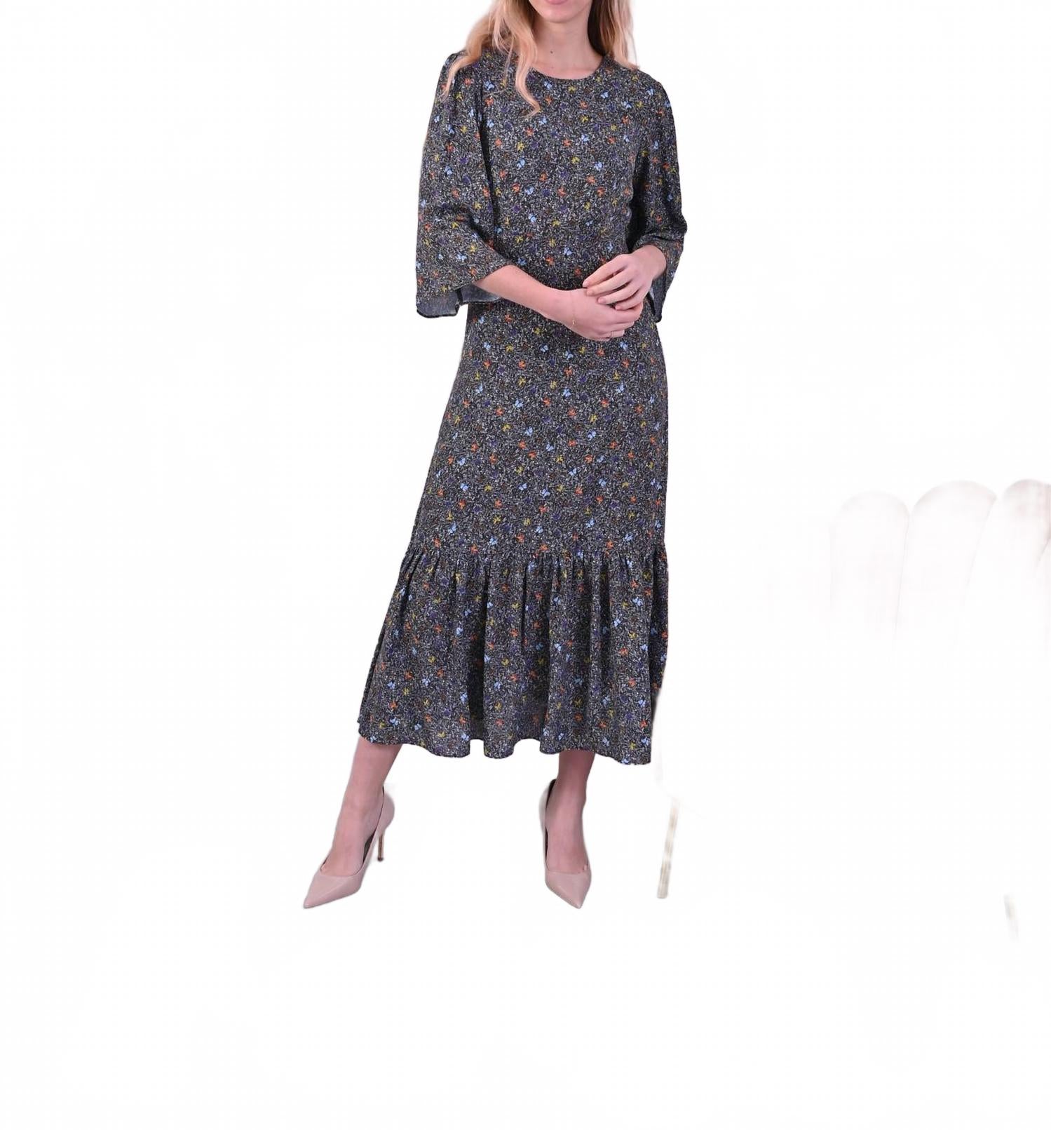 

Платье Adrianna в черном цвете с бабочками PERO New York