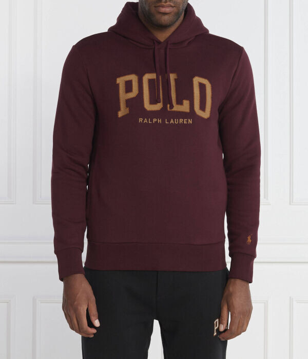 

Толстовка мужская Polo Ralph Lauren с капюшоном, бургундия