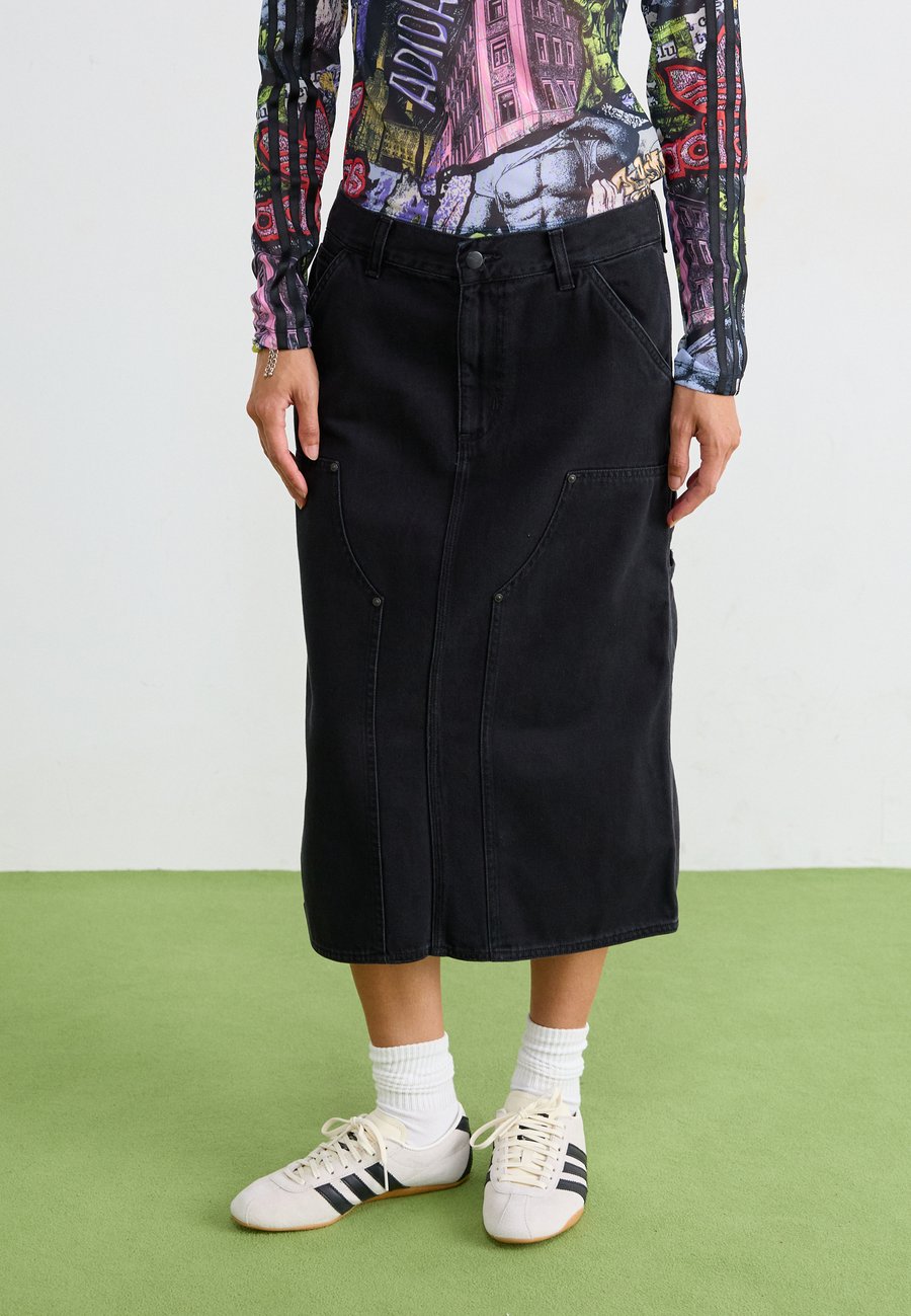 

Юбка Carhartt WIP DOUBLE KNEE SKIRT, Black Stone/Black