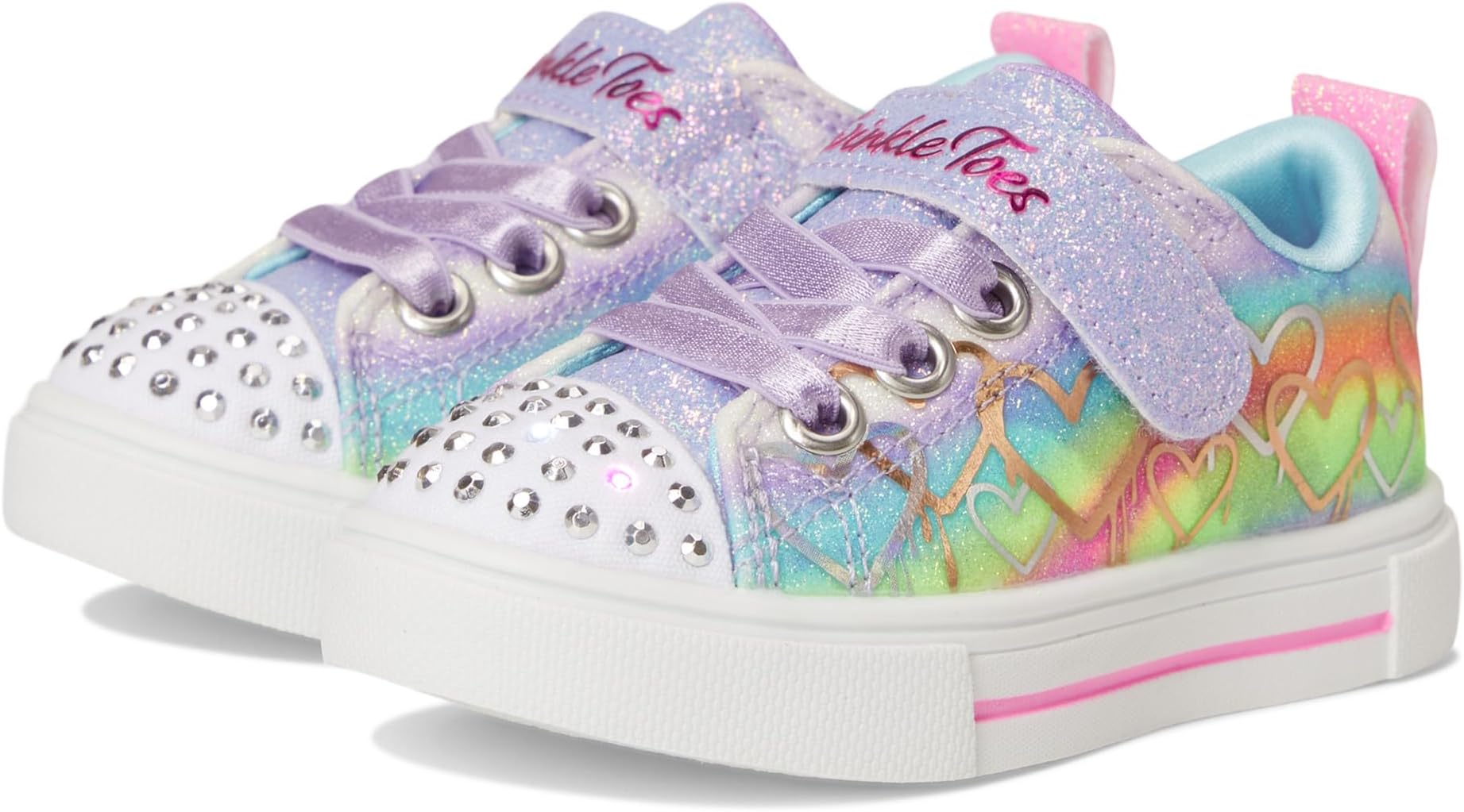 

Кроссовки SKECHERS KIDS Twinkle Sparks - Ombre Love 314823N, Lavender Multi