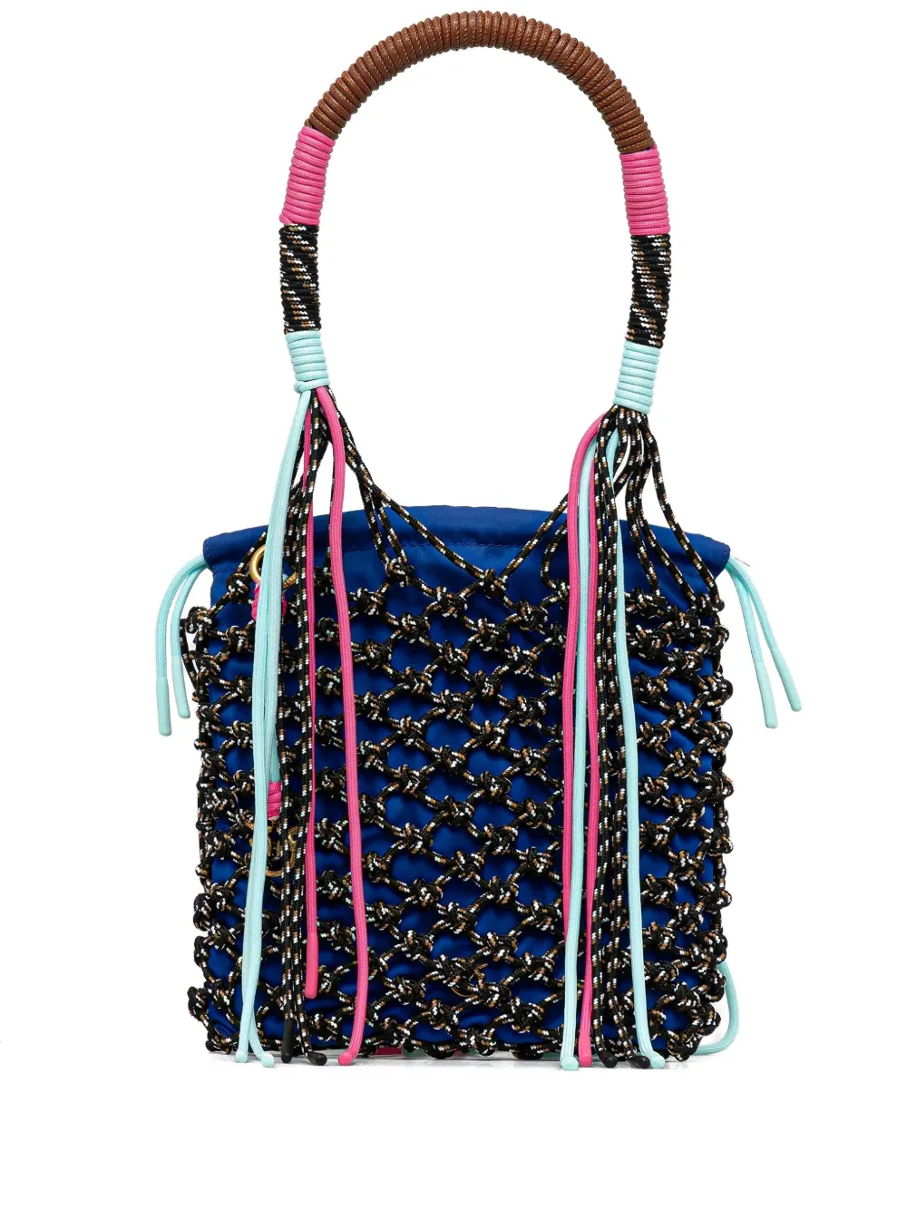 

Декорированная сумка-ведро Pinko, синий