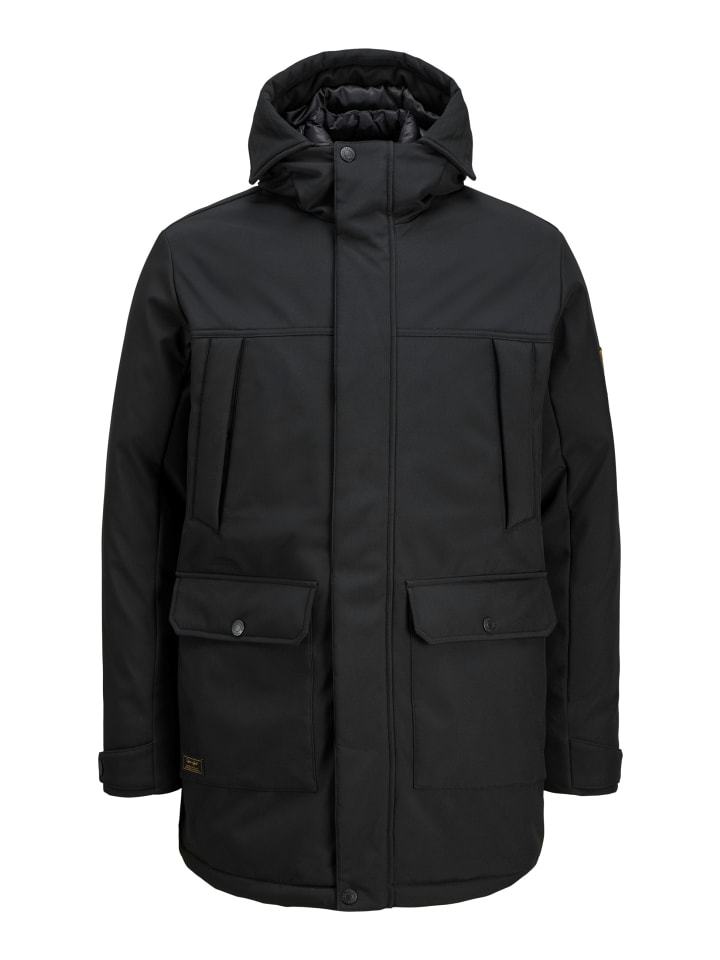 

Jack & Jones Парка «Финн» черного цвета