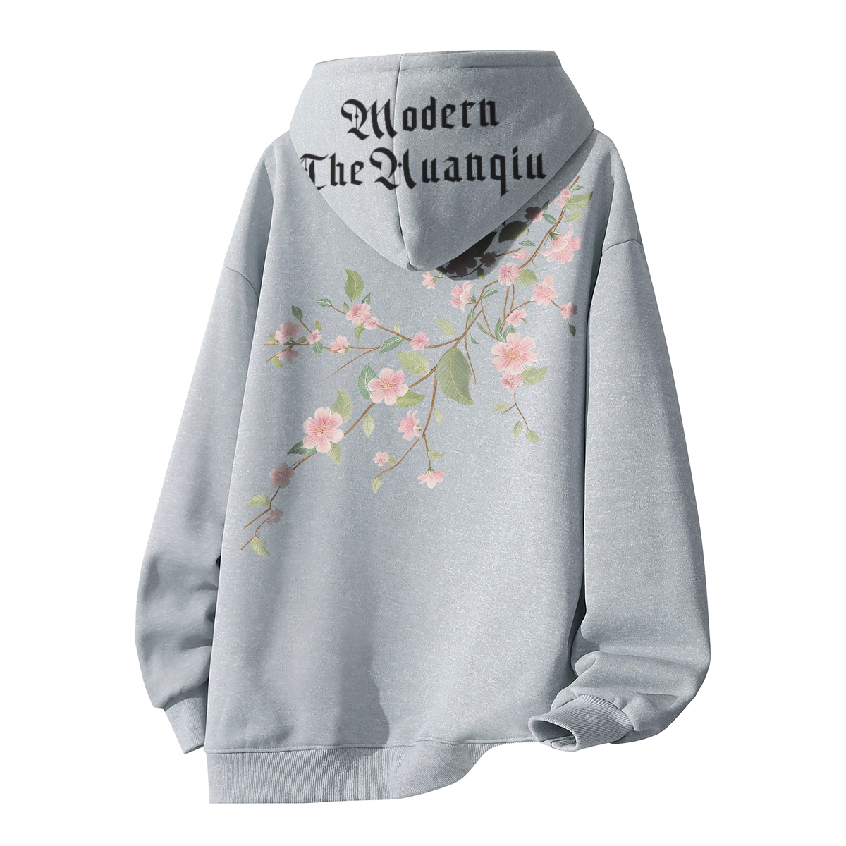 

Унисекс худи средней плотности HUANQIU, светло-серый