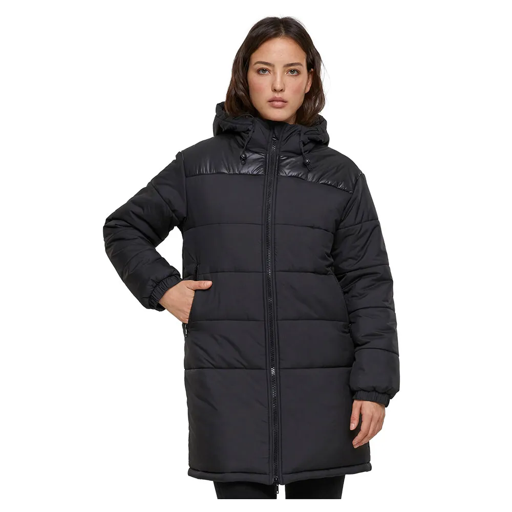 

Куртка Urban Classics Mixed puffer, черный