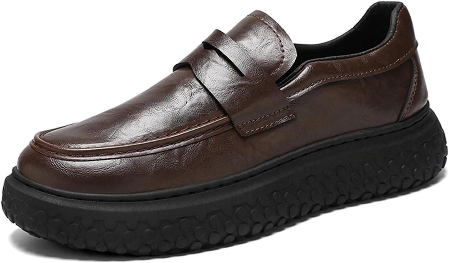 

Мужские пенни-лоферы - деловая обувь для мужчин - мужские лоферы и слипоны Generic, коричневый