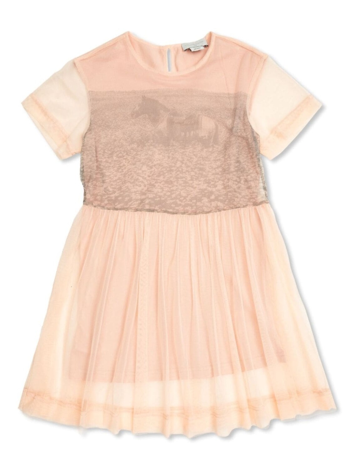 

Stella McCartney Kids платье с принтом лошади, розовый