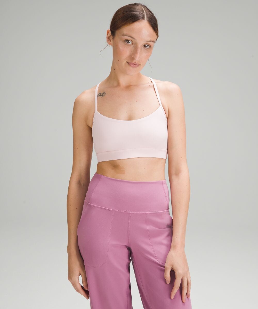 

Спортивный бюсгальтер Lululemon, розовый