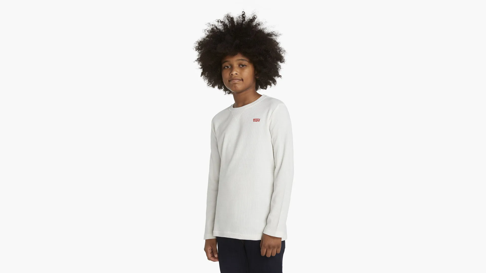 

Вязаный топ Thermal Crew для больших мальчиков 8–20 лет Levi's, цвет Sugar Swizzle