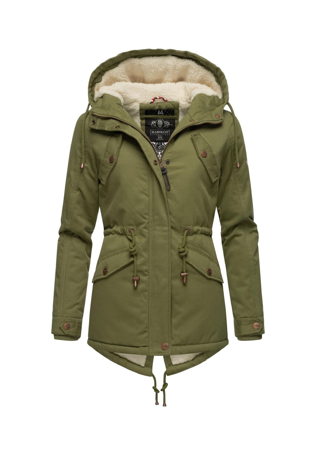 

Зимняя куртка Маноля MARIKOO, цвет Dusty Olive
