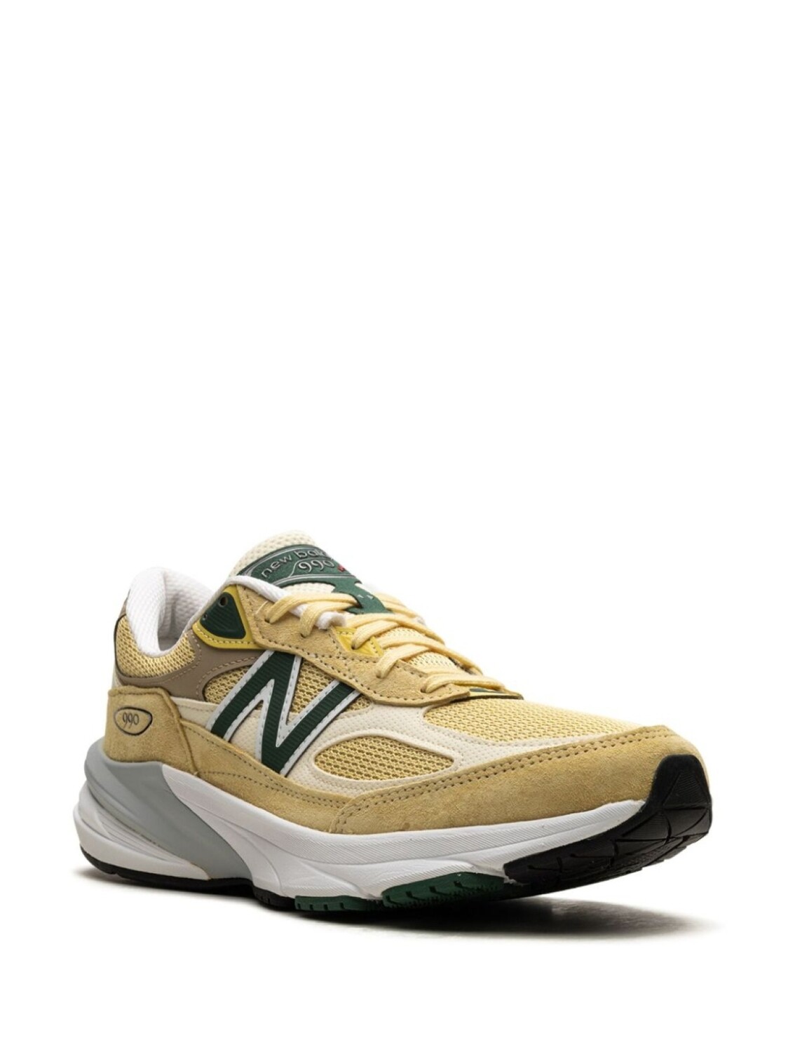 990 Pale Yellow/Forest Green Кроссовки New Balance, желтый — фото 2