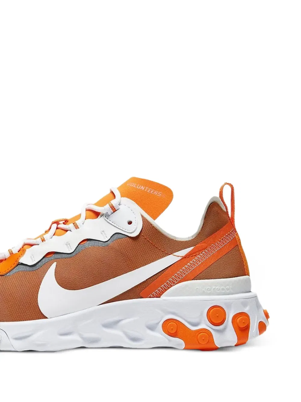 Кроссовки React Element 55 на шнуровке Nike, оранжевый — фото 2