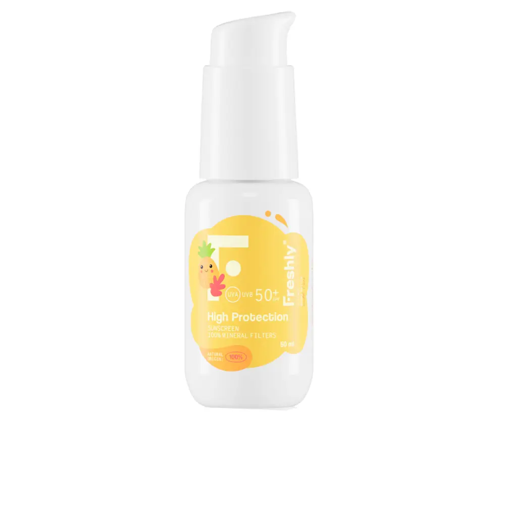 

Солнцезащитный крем High protection crema solar para bebés y niños spf50+ Freshly Cosmetics, 50 мл.