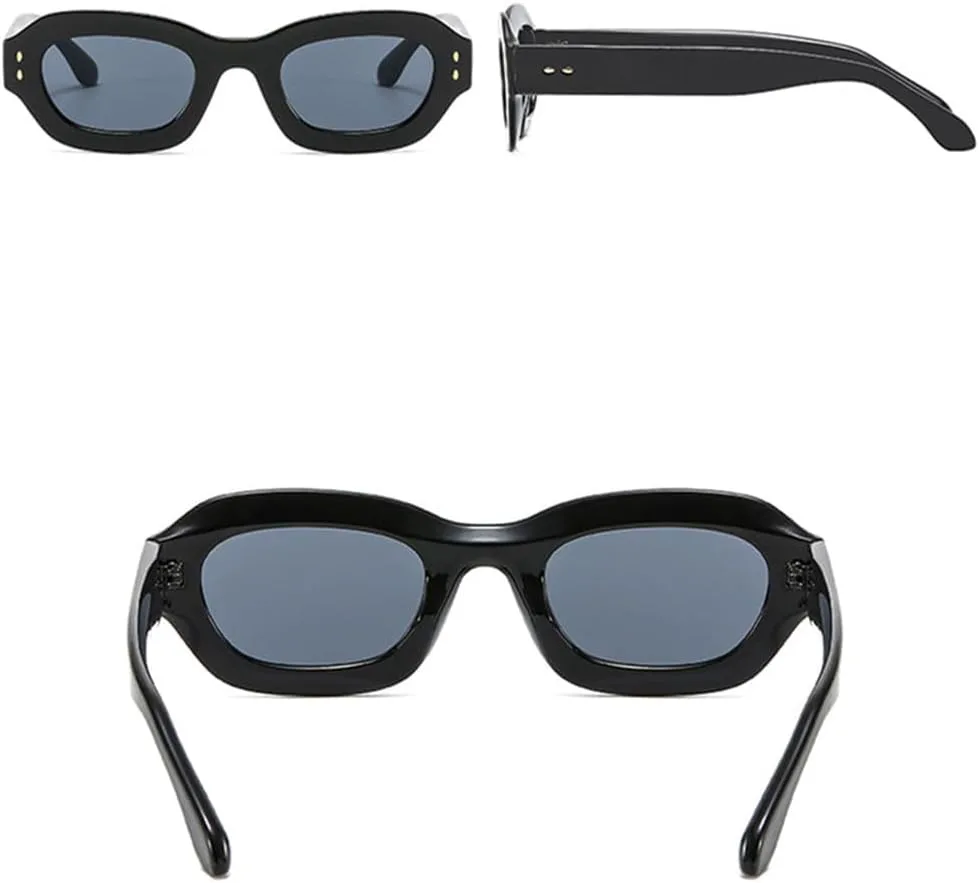 

Маленькие солнцезащитные очки для женщин и мужчин с градиентной защитой UV400 для занятий спортом на открытом воздухе, бега и езды на велосипеде generic, Black Grey