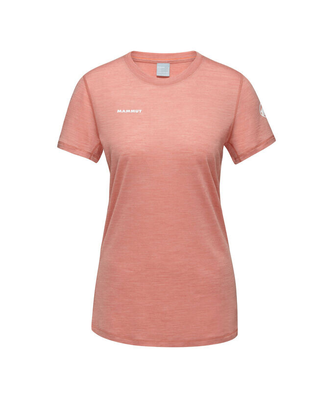 

Женская футболка из шерсти дерева Mammut, оранжевый