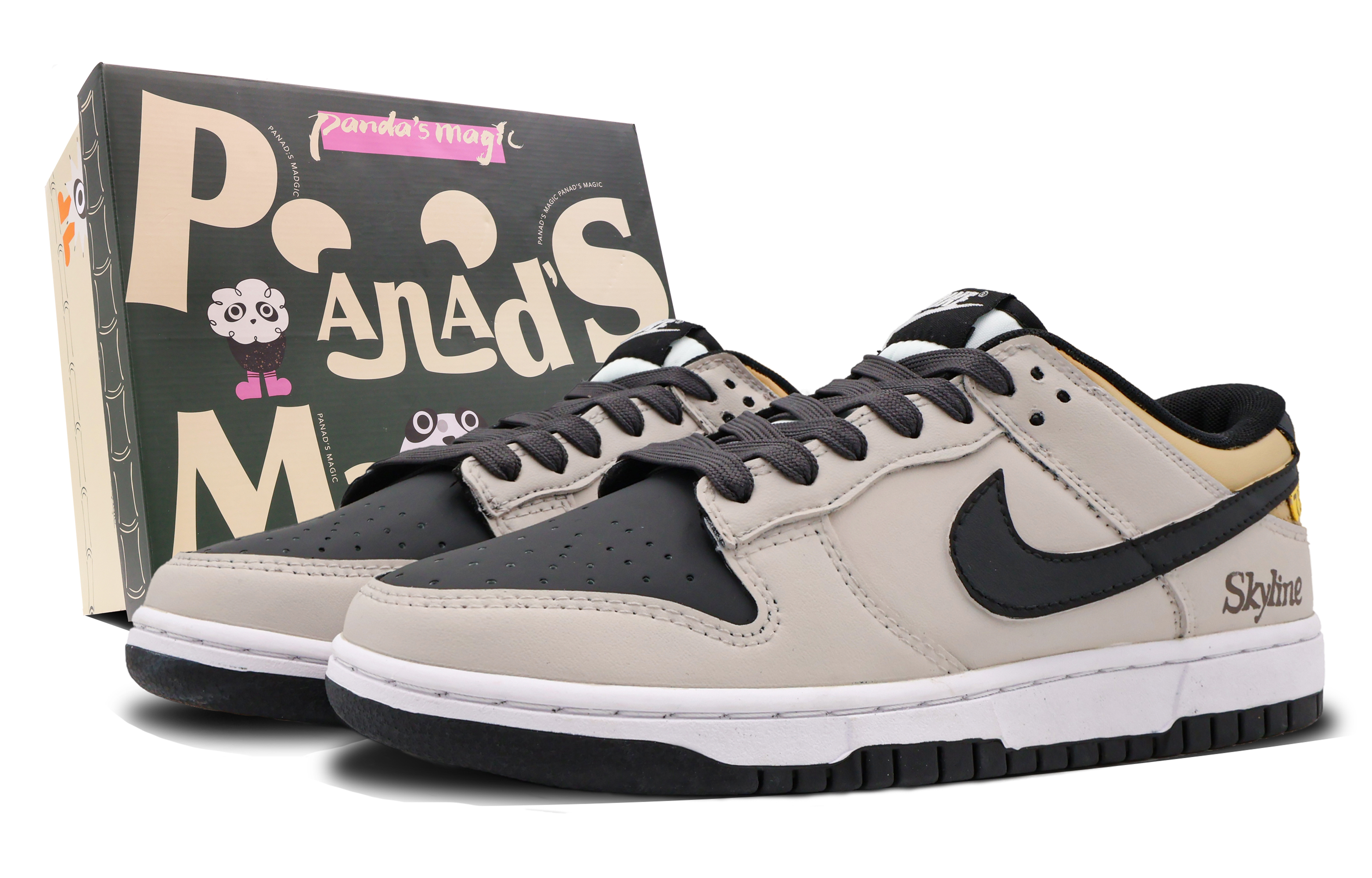 

Кроссовки для скейтбординга Nike Dunk Low унисекс, хаки