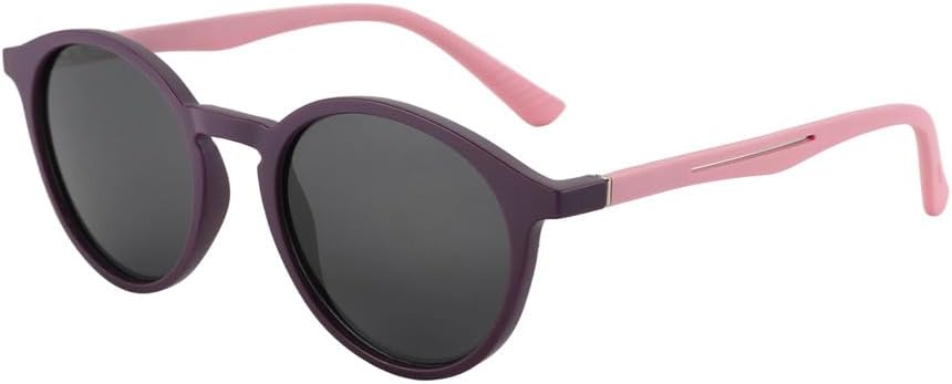 

Модные поляризованные солнцезащитные очки для мужчин и женщин в винтажном стиле с круглой оправой и резиновыми дужками. Модные солнцезащитные очки с защитой от УФ-излучения UV400 KTUCN, 002 Black Grey Lens