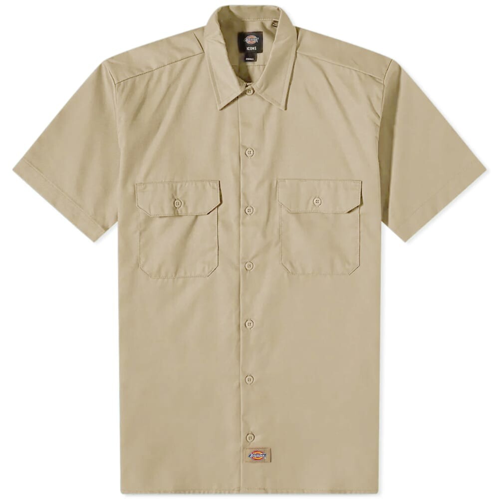 

Рабочая рубашка Dickies с короткими рукавами, хаки