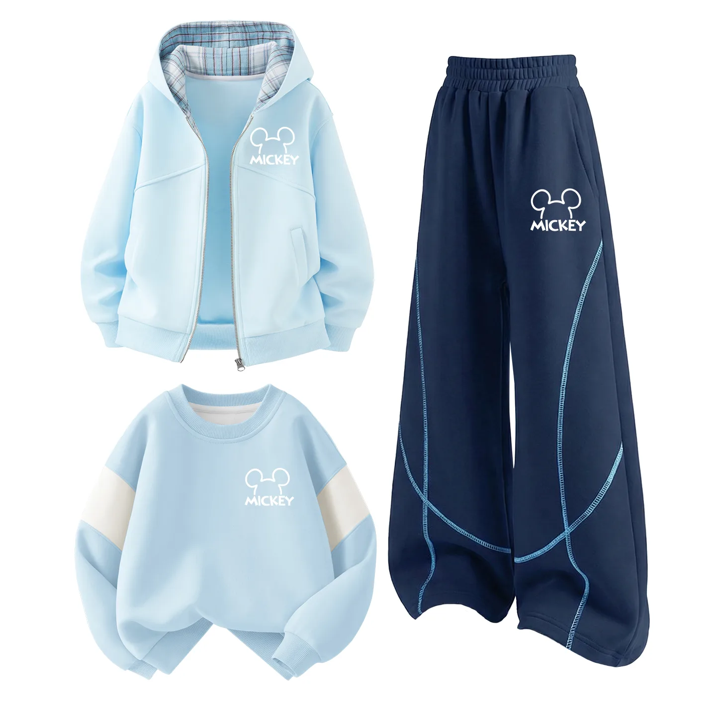 Детский спортивный комплект из 3 предметов Disney, Di Line K Pudding Blue+Di Line K Navy Blue+Di Line K Pudding Blue