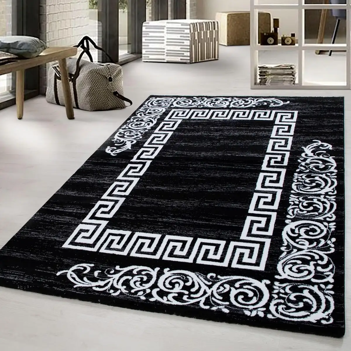 

Ayyildiz Carpets "Miami 6620" ковер, прямоугольный, короткий ворс, восточный выразительный дизайн Ayyildiz Teppiche 120х170 см, черный