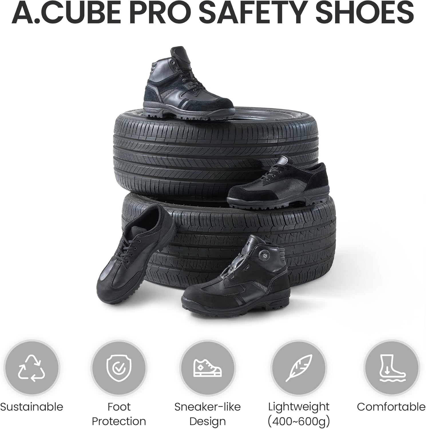 Удобные защитные ботинки A.CUBE PRO Q-4, initial — фото 2