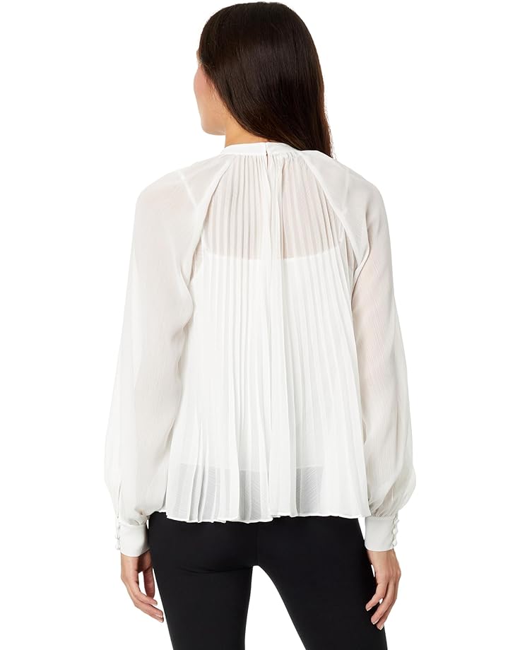 

Топ Ted Baker Macenzi Embellished Pleated Neck Top, слоновая кость