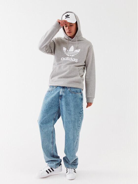 

Толстовка обычного кроя Adidas, серый