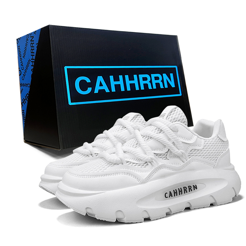 

Дышащие низкие повседневные туфли для мужчин CAHHRRN, White