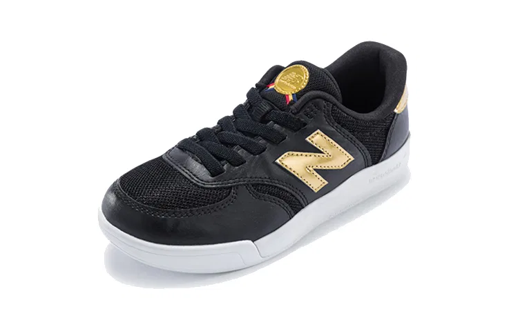 Кроссовки для скейтбординга детские New Balance 300 Black Gold — фото 4