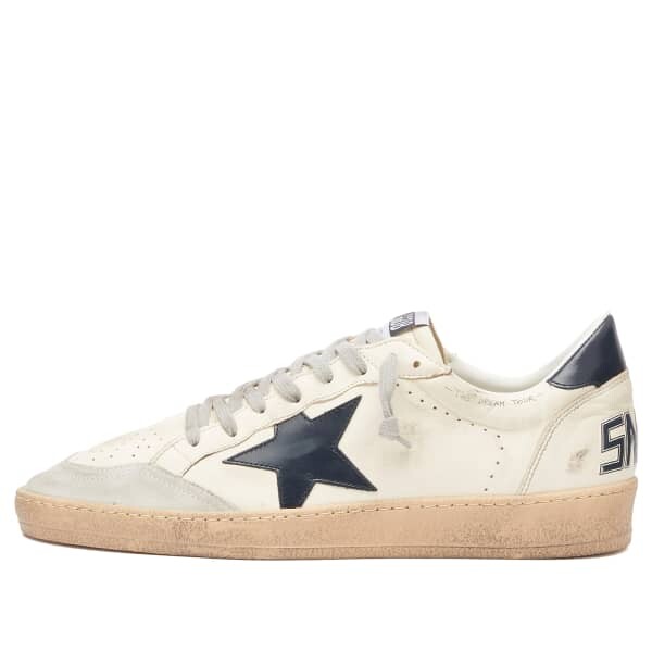 

Кроссовки Ball Star из кожи и замши Golden Goose, белый