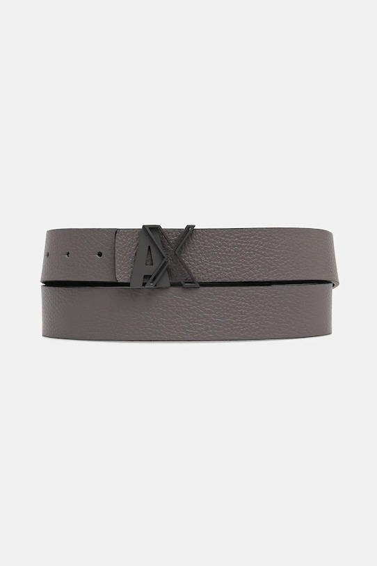 

Кожаный ремень Armani Exchange, серый