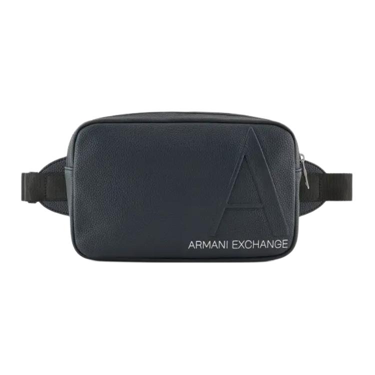 

ARMANI EXCHANGE Полиуретановый поясной рюкзак AE с одним плечевым ремнем Regular мужской Marine Blue