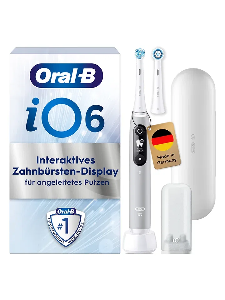 Электрическая зубная щетка Oral-B iO Series 6 светло-серый