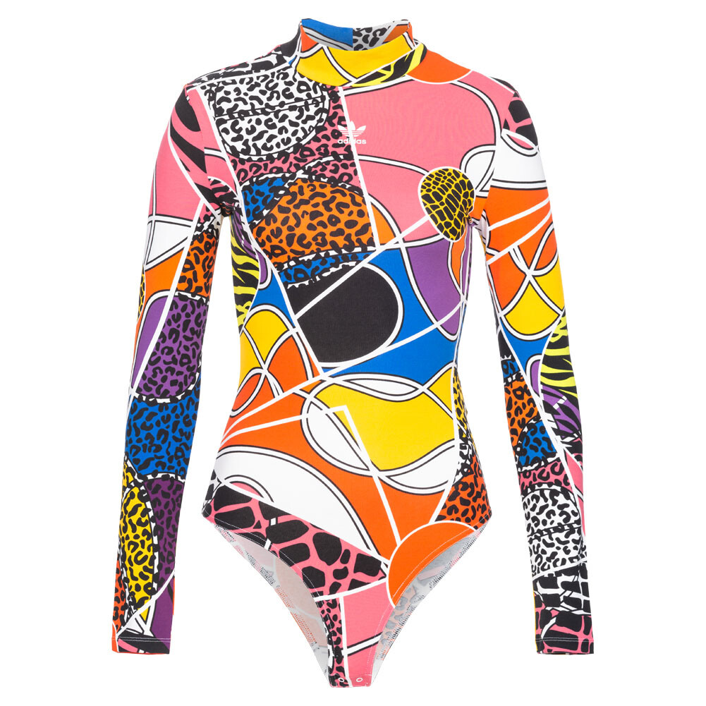 

Женское боди с длинными рукавами Adidas Originals x Rich Mnisi